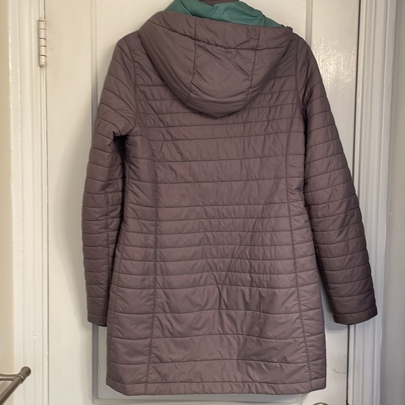 Long Gray EMS Primaloft Ultralight Winter Jacket - Picture 5 of 12